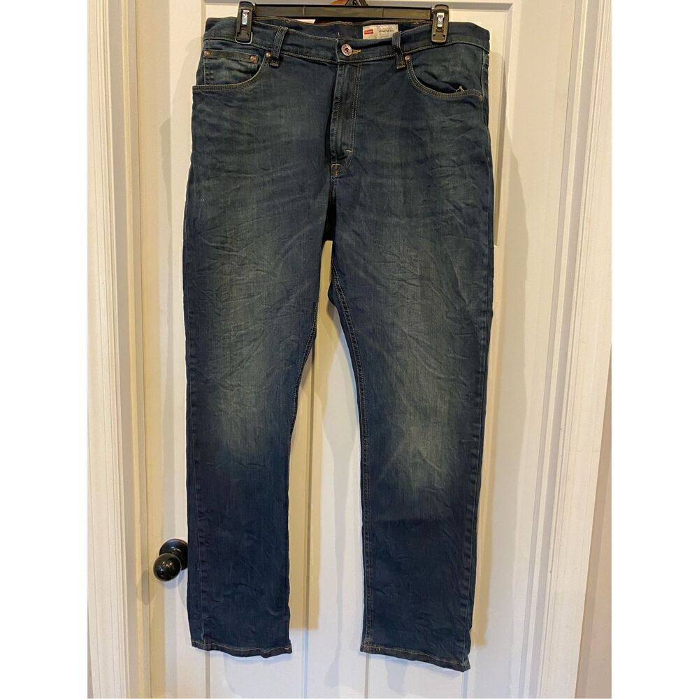 ✅Wrangler blue jeans athletic fit